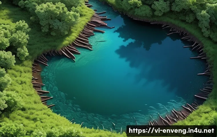 생물학적 폐수 처리 기술 - **Title: The Silent Microbial Warriors Transforming Water**
    **Prompt:** A vibrant, dynamic illus...